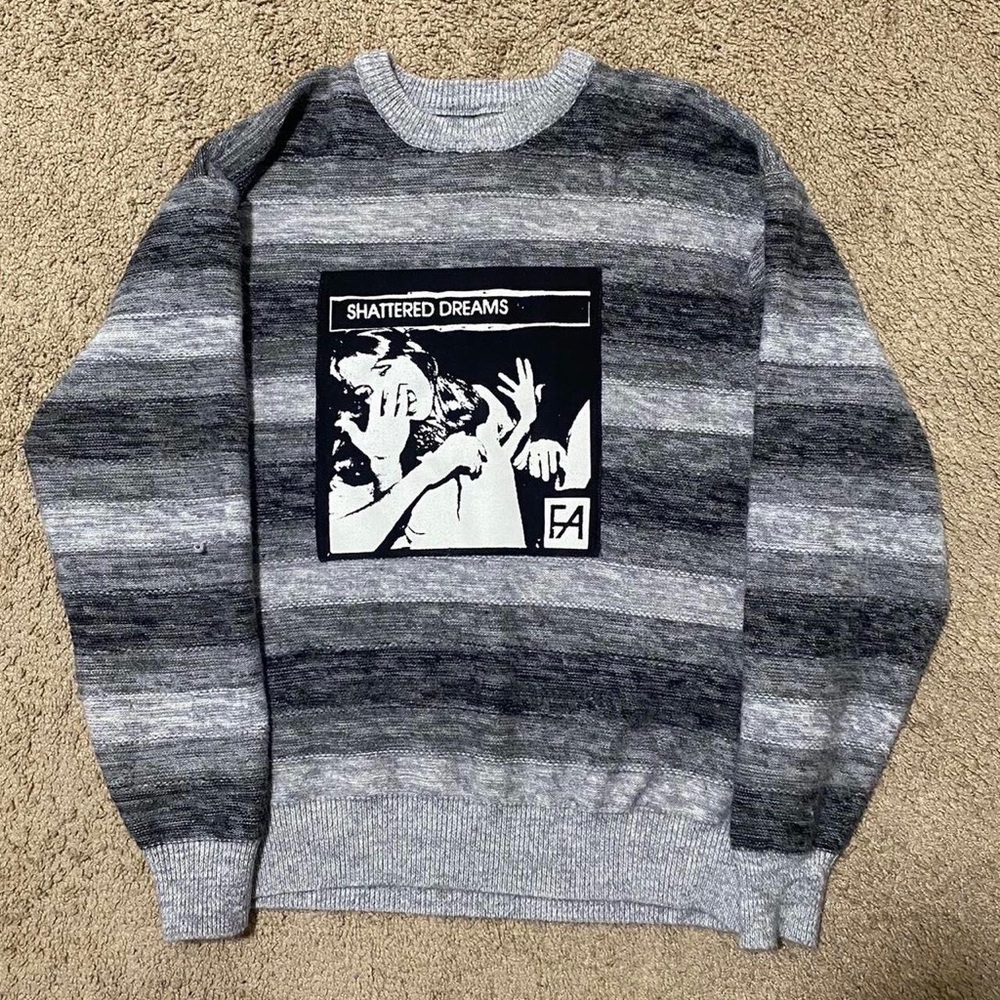 Fucking Awesome Gradient Knit Sweater
Size Medium but can also fit as a Large